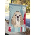 thumbnail image 2 of Carolines Treasures BB1712CHF Winter Holiday Cocker Spaniel Flag Canvas House Size, 2 of 4