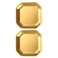 thumbnail image 1 of OFFIGAM 2Ud Platos Aperitivos De Acero Inoxidable Dorado Para Hogar Y Servicio, 1 of 8