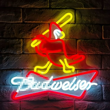 Heliwey Beer Bird Neon Signs LED Neon Lights for Wall Decoration Dimmable USB-Powered Bar Sign for Garage Bar Man Cave Home Bar Pub Cafe Party Decoration
