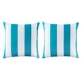 thumbnail image 1 of Outdoor Square Cushion 18in - Aqua Cabana (2 Pack), 1 of 4