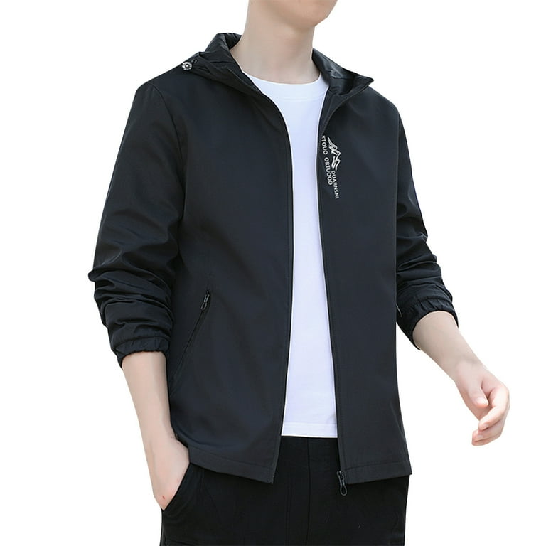 HSMQHJWE Sports Jackets For Men 5X Rain Jacket Men Casual HSMQHJWE Sports Jackets For Men 5X Rain Jacket Men Casual