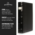 thumbnail image 5 of Bellagio-Italia CD/DVD Storage Binder Set - Black - Leather - 2 Pack - 96-Disc Capacity - Storage Organizer for DVDs, CDs, Blu Rays, & Video Games - Acid-Free Binder Organizer Sheets, 5 of 6