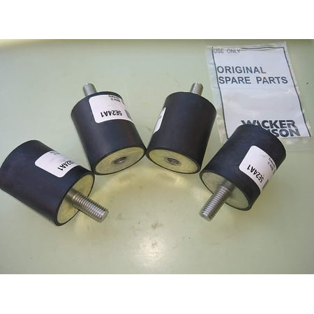 Wacker Neuson Wacker VP1550, VP1340 Plate Compactor Tamper Part, Rubber Shock Mount Set of 4