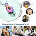 thumbnail image 3 of Infinity Urn Necklaces Teardrop Cremation Jewelry for Ashes Keepsake Memorial Pendant for Women Men Loved ones, 3 of 7