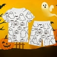 thumbnail image 3 of Gelikeya Toddler Pajama Sets Boys Girls Halloween Long/short Sleeves Shirts Shorts/pants 2 Piece Set Breathable Cute Pjs Kids Clothing, 3 of 3
