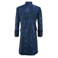 thumbnail image 2 of Tejiojio Winter Men Button Fashion Steampunk Vintage Tailcoat Jacket Gothic Frock Uniform Coat, 2 of 2