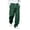 Green, variant on Klisyaur Men's Wide Legs Sweatpant Running Workout Athletic Trousers Elastic Waist Drawstring Loose Casual Pants with Pockets