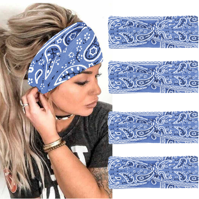 Diademas anchas con nudo tipo turbante, banda elástica para el pelo, accesorios de moda para el cabello para mujeres, niñas y niños