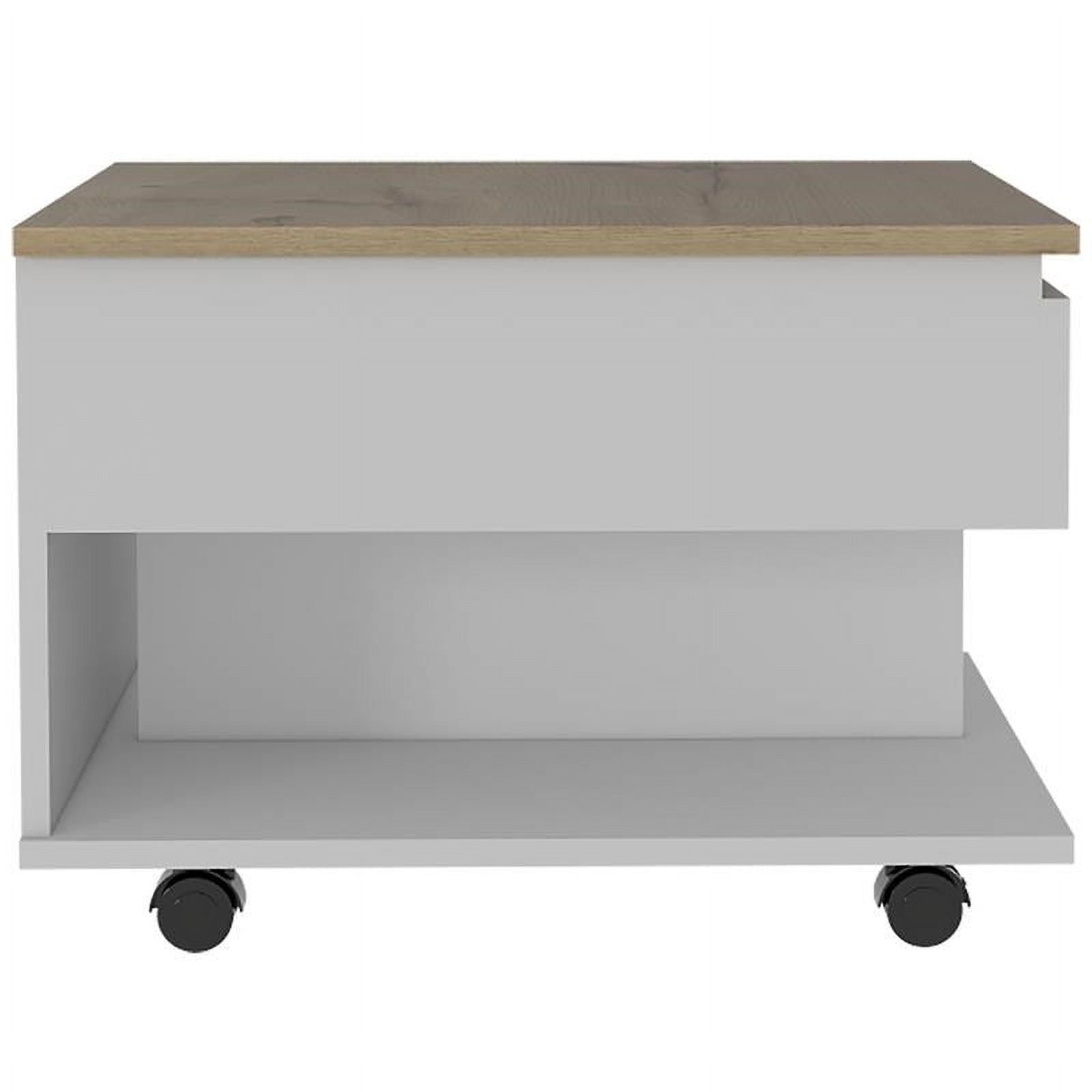Boahaus Mantua Coffee Table (White-Brown)