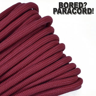 Paracord Deep Red Micro Poly/nylon mil spec 550 parachute USA rot uv –  Paracord Galaxy