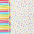 thumbnail image 4 of 4 Pack Polka Dot Plastic Tablecloth, 108 x 54, with White dots by HTOOQ (Rainbow) - -, 4 of 4