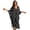 Black and White - Sun Moon, variant on DISNIMO Sun Moon Print Women's Plus Size Kaftan Dress Swimsuit Coverup V-Neck Batwing Sleeve Caftan Dresses Lightweight Loose Swimwear Coverups for Party Pool Beach