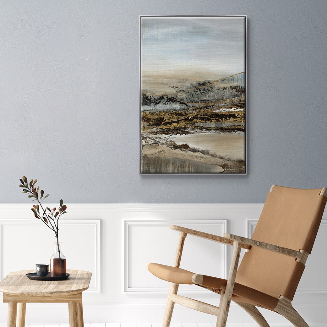 Annual Journey Framed Premium Gallery Wrapped Canvas - Ready to Hang - 27 x 41 - Silver Floating Frame