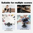 thumbnail image 2 of Smart AI Facial Recognition Phone Tripod, Auto Face Tracking Tripods & 360° Rotating Selfie Stick, No App,Flippable and Adjustable Angle, Camera Stand with Remote and Gesture Control, 2 of 6