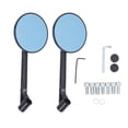 thumbnail image 2 of Miroir 1 Paire Rétroviseur de Moto 60 mm Rétractable Bleu Style Rétro Rétroviseur de Guidon Réfléchissant pour VTT Motoneiges Motos hors Route, 2 of 7