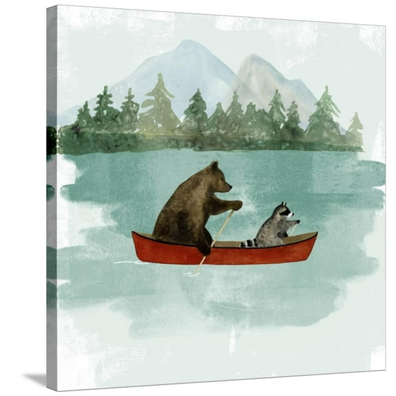 Art.com Bear Lake I Stretched Canvas Print Wall Art by Victoria Barnes, 30" x 30"