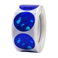 thumbnail image 3 of Rollo de 500 pegatinas autoadhesivas para sobres, etiquetas redondas brillantes para decoración Azul, 3 of 9