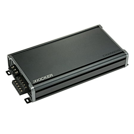 KICKER - CX Class AB Bridgeable Multichannel Amplifier with Variable Crossovers - Black