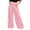 Pink, variant on Lenpel Womens Palazzo Pants Pleated High Waisted Wide Leg Trousers Baggy Solid Color Flowy Pants with Pockets(Yellow,X-Large)