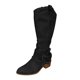 thumbnail image 2 of Botas de montar de vaquero a la moda para mujer, zapatos informales cálidos de tacón medio, botas de tubo medio Wmkox8yii sdhk274, 2 of 4