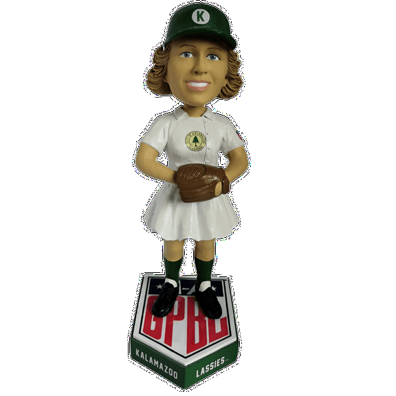 Kalamazoo Lassies AAGPBL Girls Baseball - Numbered to Only 500 Bobblehead