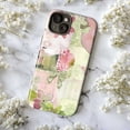 thumbnail image 5 of Vintage Floral Patchwork Phone Case, Pastel Pink Green Garden Style iPhone Cover, Elegant Protective Case for iPhone 17 16 15 14 13 12 11 Pro Max Plus Mini, 5 of 6