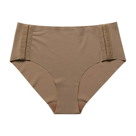 Njoeus Girls Underwear High Waisted Underwear for Women Women s Summer Seamless Yoga Silk Sports Quick-Drying Soft Stretch Women s Briefs Women s Panties