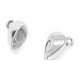 thumbnail image 4 of Rustproof Heart Magnetic Jewelry Clasp Easy Install Stainless Steel Charm Connector for Bracelet Chains and Pendants Steel color, 4 of 5