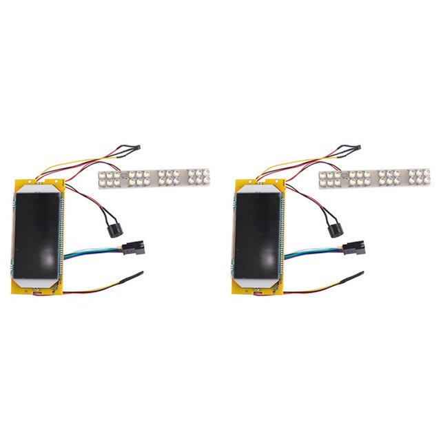 2 Pieza Pantalla de Cristal Líquido para S1 S2 S3 Piezas de Scooter Eléctrico para Scooter Eléctrico Universal de 36 V