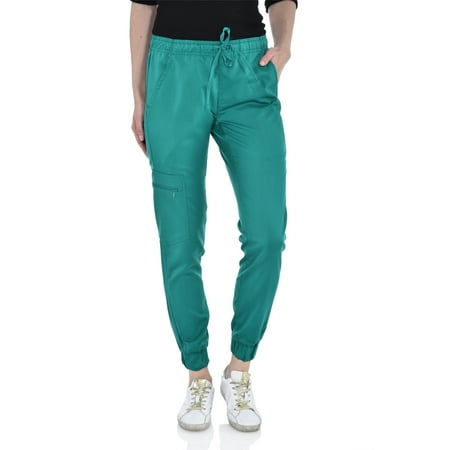 

MediChic Marilyn Monroe Women s and Women s Plus Stretch Four-Pocket Jogger Scrub Pants
