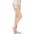 thumbnail image 2 of Bas de Compression Cuisse Haute, Soutien Ferme 20-30 mmHg Bas de Compression Dégradé avec Bande en Silicone. Traitement pour la Course, 2 of 7
