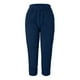 thumbnail image 1 of Pantalones de pijama de color liso para mujer - Elástico de cintura alta, poliéster terciopelo dorado, para casa/informal, tallas S-XXL (cintura 66-104 cm), 1 of 4