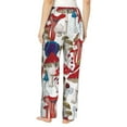 thumbnail image 3 of Sigee Colorful Mushrooms (2) Print Women's Soft Pajama Pants - Breathable and Comfortable Lounge Sleep Bottoms with Elastic Waistband and Pockets-XX-Large, 3 of 9