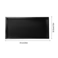 thumbnail image 6 of Shower Wall Niche 24 x 12 Caulk in Shower Storage Shelf Stainless Steel Black, 6 of 19