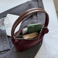 thumbnail image 2 of Bolso Bandolera Ante para Mujer Con Bolsillo Interior (café), 2 of 8