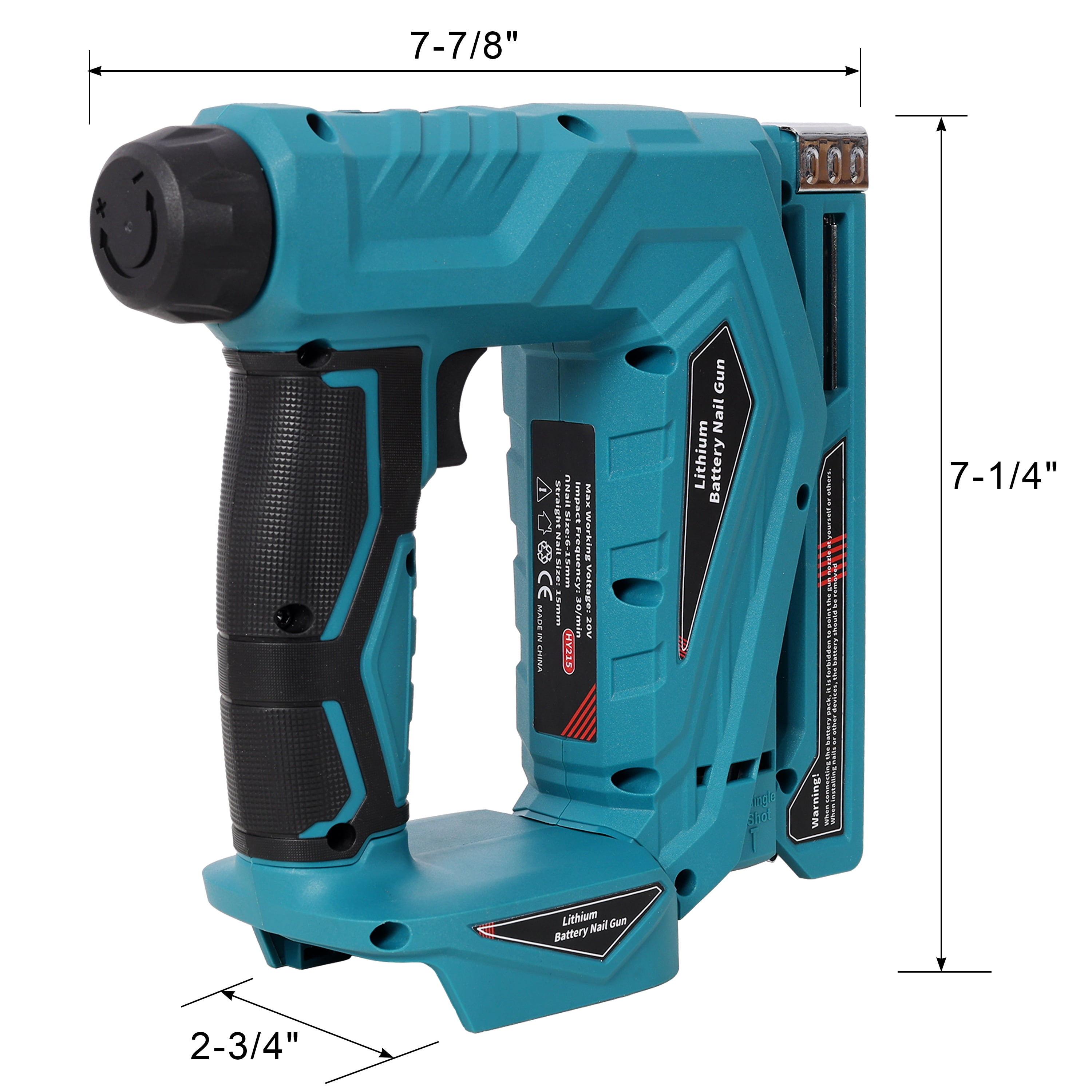 Cordless Brad Nailer & Stapler 2-in-1 for Makita 20V Battery, Tool Only