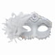 thumbnail image 1 of Media Máscara Facial del Carnaval de Venecia | Diseño de alas esculpidas y pergaminados • Acabado antiguo dorado, negro mate, bronce desgastado • Resina ligera • Cómoda correa elástica • Mascarada, 1 of 1