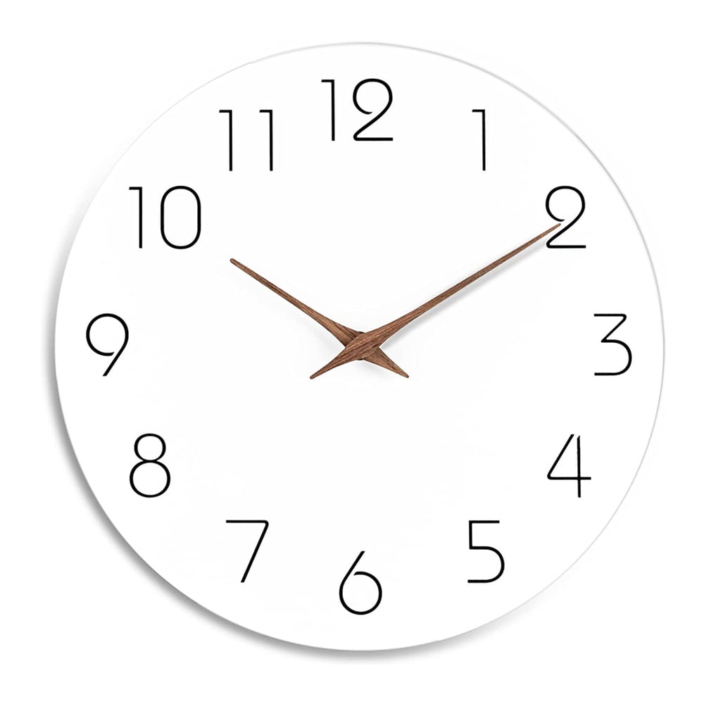 10inch silent digital wall clock simple decorative wall clock,size