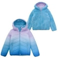 thumbnail image 4 of Rokka&Rolla Girls' Reversible Jacket Fleece Lined Puffer Coat, 4 of 11