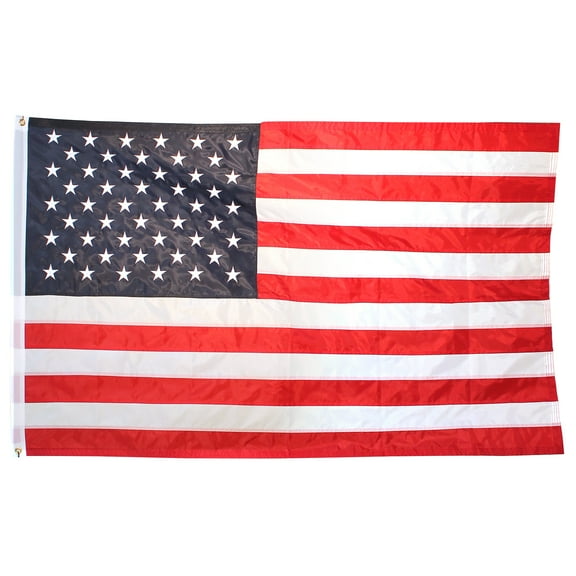 6ft x 10ft Superstream Sewn Nylon American Flag