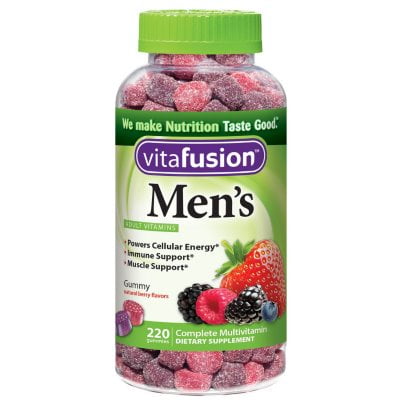 Vitafusion Gummy multivitamines, Saveurs naturelles Berry hommes, 220 Ct