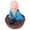 Blue, variant on LAZIOEGR Musical Nodding Monk Figurine Decoration Moving Head Buddha Statue with USB Charging Cable, Red, 3.5x4.3 Inches