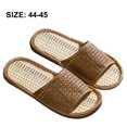 thumbnail image 2 of Dinheiro Pantuflas de ratán para Hombre en Verano, Viajes, Hotel, hogar, Zapatillas de ratán de bambú con Suelo de Madera, 2 of 6