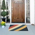 thumbnail image 5 of Yayeee Doormat for Indoor Entrance 32" x 20" Non Slippery Floor Rug, Beige Stripes, 5 of 8