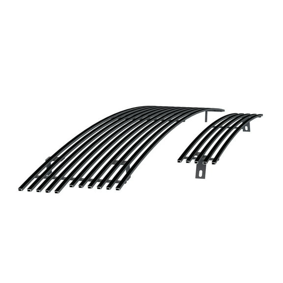 APS Black Horizontal Billet Grille Grill Compatible with Ford F-150 4WD Bar Style & Expedition 1997-1998 Combo N19-H15978F
