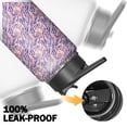 thumbnail image 5 of Leopard Print Insulated Stainless Steel Water Bottle with Straw & Cleaning Brush – 18 Oz | Leakproof, BPA-Free, 304 Stainless Steel, Wide Mouth, Travel Mug for Car, Gym, Office, 5 of 5