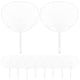 thumbnail image 1 of Kit de bricolaje de 10 piezas abanico japonés Uchiwa XCF Marco de abanico de mano para manualidades de bricolaje Color blanco, 1 of 3
