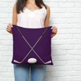 thumbnail image 2 of Golf Ball Club Pillow Covers 26x26 Inch Decorative Throw Pillow Cover, Sports Abstract Vintage Purple Sofa Pillowcases Accent Cushion Case Home Decor Bedroom Living Room, 2 of 6