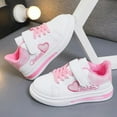 thumbnail image 2 of yocbz Girl Sneakers Teen Little/Big Kid Shoes Boys/Girls Lace-up Sneakers Pink,Size for US 1.5, 2 of 9