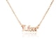thumbnail image 2 of Sonducket Letra inglesa doce signos del zodiaco constelaciones tema collar del zodiaco Ins colgante cómodo único oro rosa Ropa, zapatos y accesorios Miscelánea Libra Sonducket AP009332-07, 2 of 6
